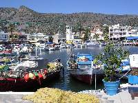 Elounda harbour
